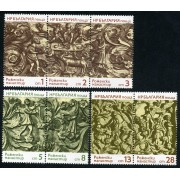 Bulgaria    2064/70  1974 Arte popular Esculturas del monasterio de Rogen Lujo