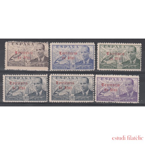 Ifni 59/64 1949 Juan de la Cierva MNH