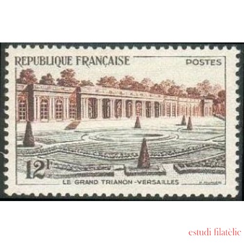 France Francia Nº 1059 1956 Versalles Lujo