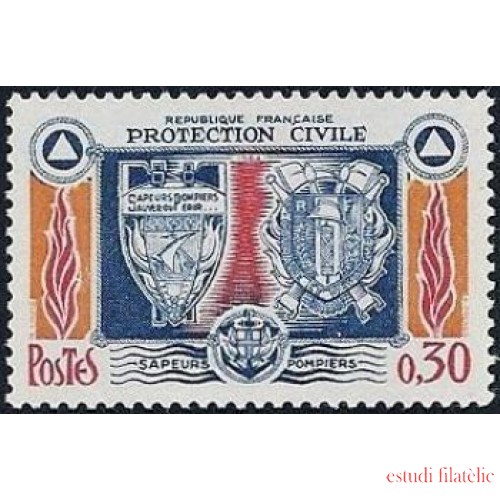 France Francia Nº 1404 1964 Protección civil Lujo