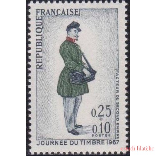 France Francia Nº 1516 1967 Día del sello Lujo