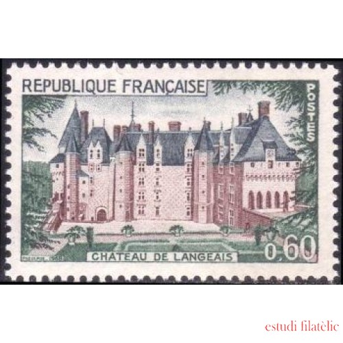 France Francia Nº 1559 1968 Castillo de Langeais Lujo