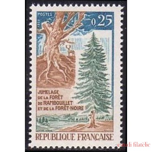 France Francia Nº 1561 1968 Hermanamiento de recursos Lujo