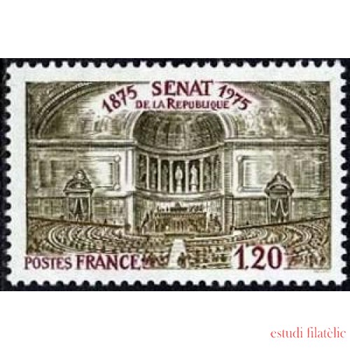 France Francia Nº 1843 1975 Centenario del Senado de la Repúbila Lujo