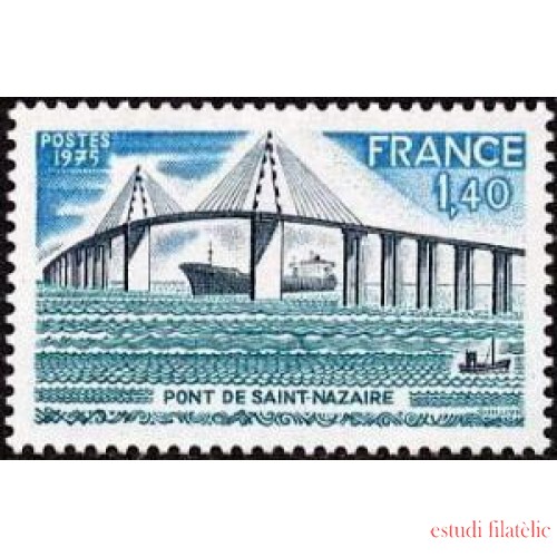 France Francia Nº 1856 1975 Puente de St.-Nazaire Lujo