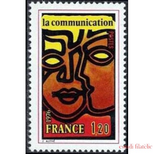 France Francia Nº 1884 1976 La Comunicación Lujo