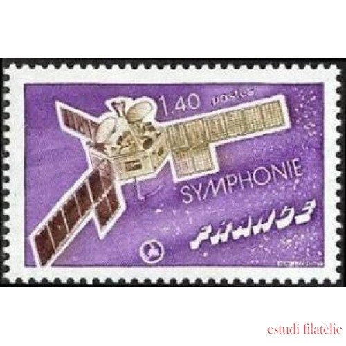 AST/S France Francia Nº  1887 1976 Satélite Symphonie Lujo