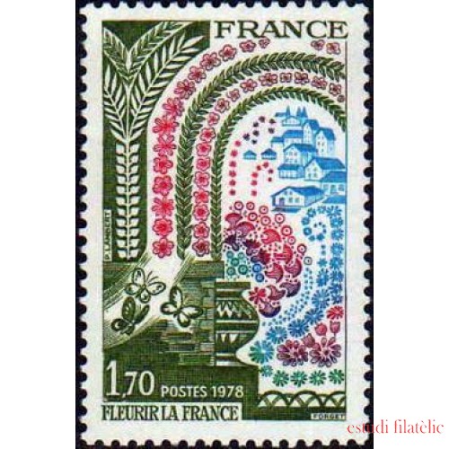 France Francia Nº 2006 1978 Florecimiento de Francia Lujo