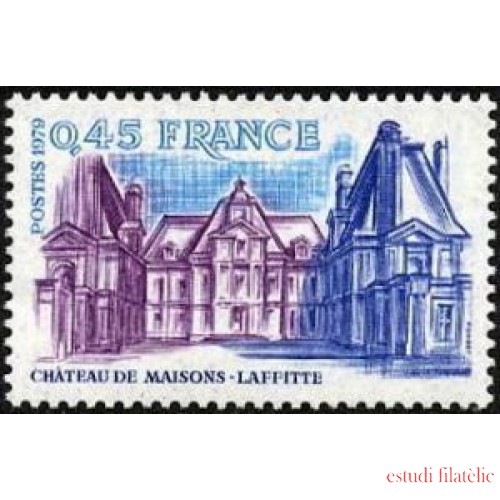 France Francia Nº 2064 1979 Serie turística Lujo