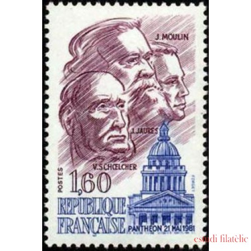 France Francia Nº 2172 1981 Panthéon Lujo