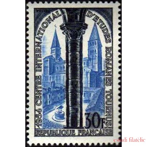 France Francia Nº 986 1954 1º Seminario del Centro Internacional de Estudios romanos (Tournus) MNH