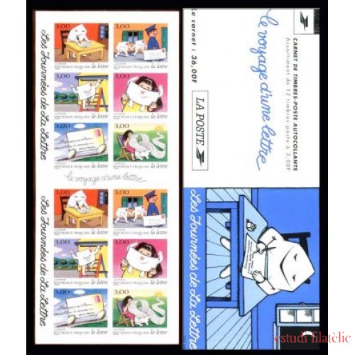 France Francia Nº BC 3071A 1997 Día de la carta Autoadhesivos  Lujo