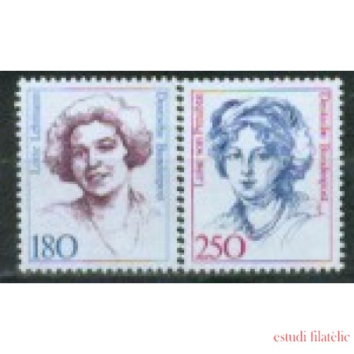 Alemania Federal - 1259/60 - GERMANY 1989 Serie actual-Mujeres de la história alemana Lujo