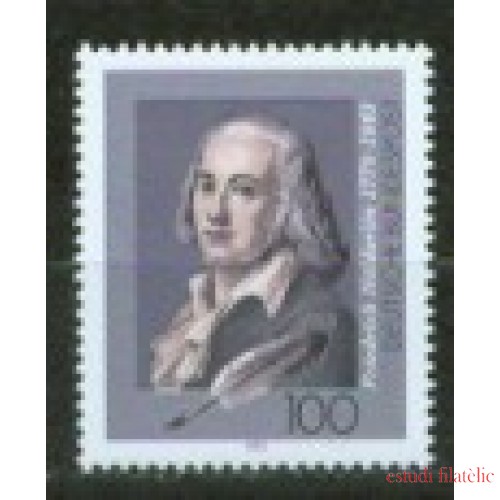 Alemania Federal - 1511 - GERMANY 1993 150 Aniv. muerte de Friedrich Hölderlin Lujo