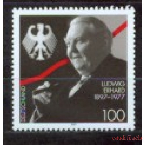 Alemania Federal - 1736 - GERMANY 1997 Cent. de Ludwig Erhard Lujo