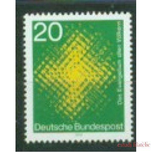 Alemania Federal - 494 - GERMANY 1970 Misión mundial de la iglesia catolica  Lujo