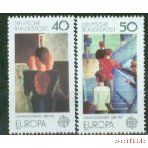 Alemania Federal - 689/90 - GERMANY 1975 Europa Lujo