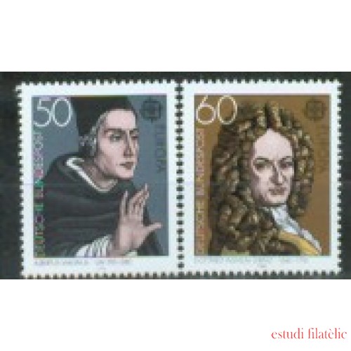 Alemania Federal - 893/94 - GERMANY 1980 Europa-Personajes célebres-Lujo