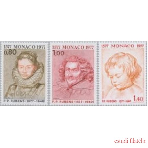 Monaco - 1098/00 - 1977 400º Aniv. de P. P. Rubens-pinturas-Lujo