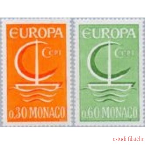 Monaco - 698/99 - 1966 Europa Lujo