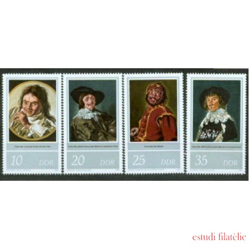 Alemania Oriental - 2205/08 - GERMANY 1980 400º Aniv. Frans Hals pintor holandés Lujo