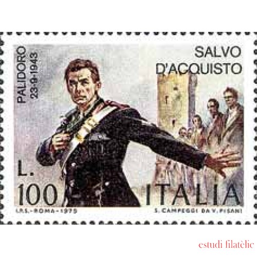 Italia - 1235 - 1975 Homenaje a Salvo de Acquisto Palidoro