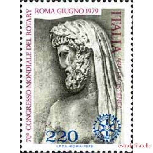 Italia - 1393 - 1979 70º Congreso de Rotary-Roma-bajorelieve-Lujo