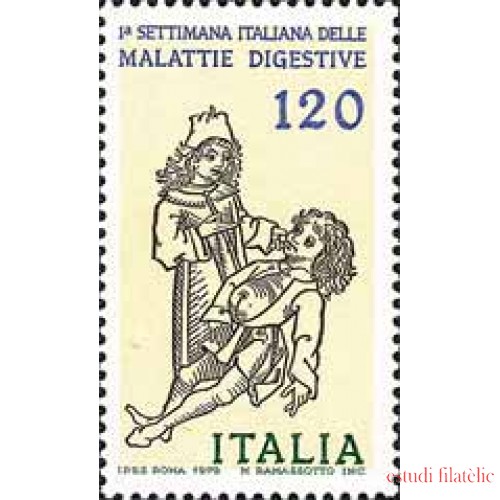 Italia - 1396 - 1979 1ª Semana italiana de las enfermedades digestivas Lujo