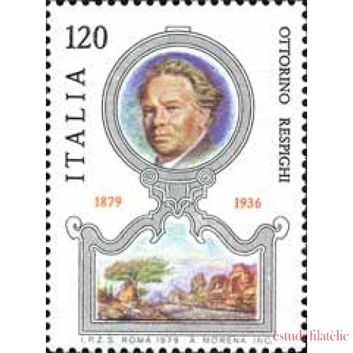 Italia - 1399 - 1979 Cent. del compositor Ottorino Respighi Lujo