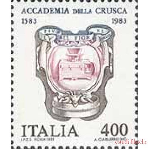 Italia - 1556 - 1983 4º Cent. de la Academia de la Crusca Lujo