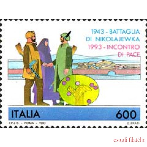 Italia - 1986 - 1993 50º Aniv. de la batalla de Nikolaievka Lujo