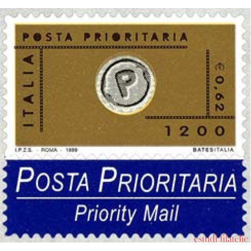 Italia - 2373 - 1999 Sello para el correo urgente Lujo