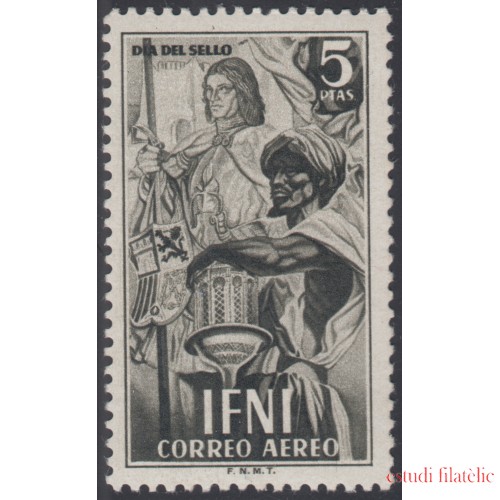 Ifni 71 1950 Día del sello Lope Sancho de Valenzuela MNH 