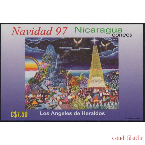 Nicaragua HB 272A 1997 Navidad Chritsmas MNH