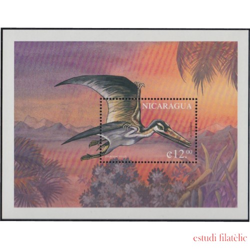 Nicaragua HB 279 1998 Fauna prehistórica Prehistoric fauna MNH