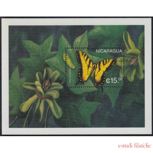 Nicaragua HB 280 1998 Fauna Mariposas Butterflies MNH