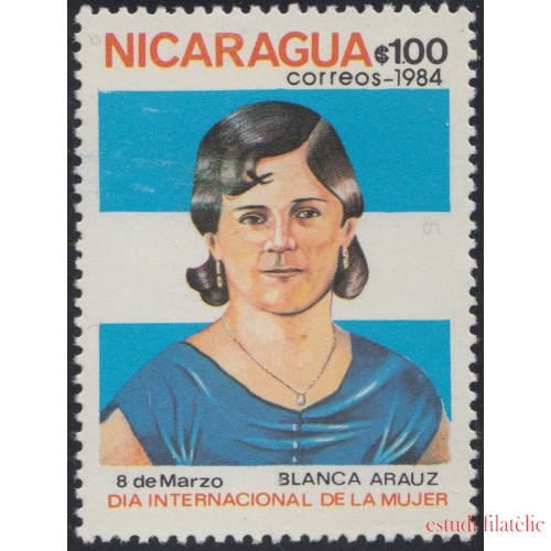 Nicaragua 1325 1984 Día Internacional de la Mujer MNH