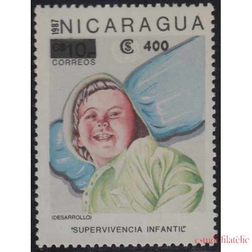 Nicaragua 1543A 1990 Campaña por la supervivencia del infante nuevo valor MNH