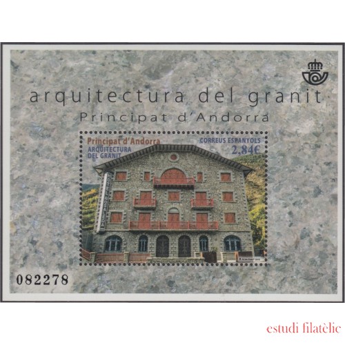 Andorra Española 436 2015 Arquitectura del Granito MNH