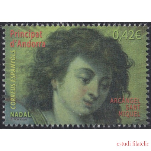 Andorra Española 437 2015 Navidad Arcángel San Miguel MNH