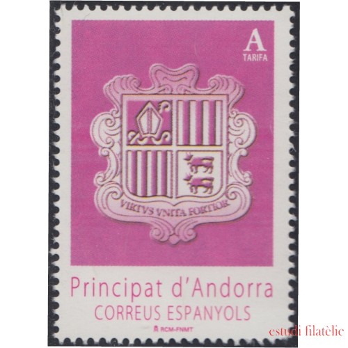 Andorra Española 439 2016 Escudo de Andorra MNH