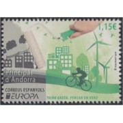 Andorra Española 442 2016 Europa piensa en verde MNH