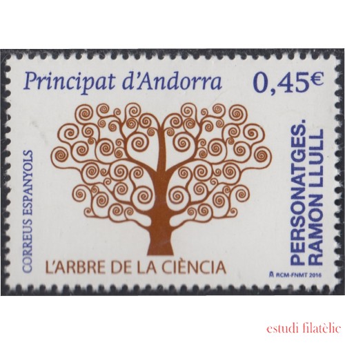 Andorra Española 446 2016 Ramón Llull Árbol