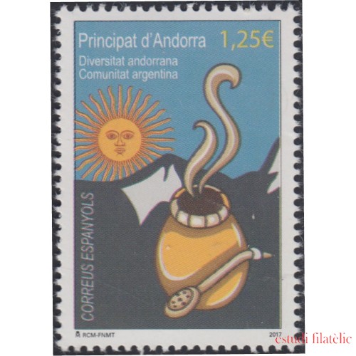 Andorra Española 452 2017 Comunidad Argentina MNH