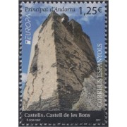 Andorra Española 454 2017 Castillo de les Bons MNH