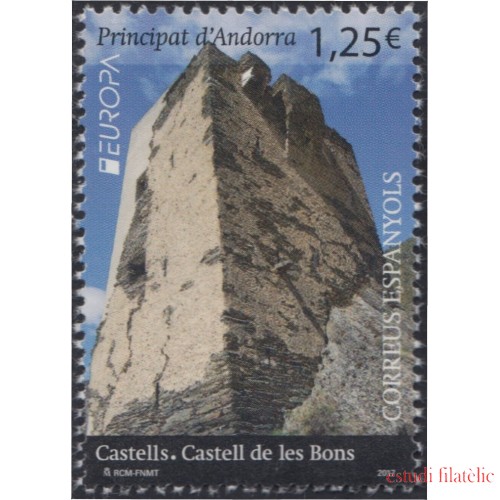 Andorra Española 454 2017 Castillo de les Bons MNH