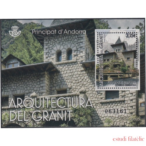 Andorra Española 461 2017 Arquitectura del granito MNH