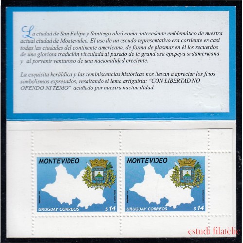 Uruguay C2170 2004  Escudo de  Montevideo carnet MNH