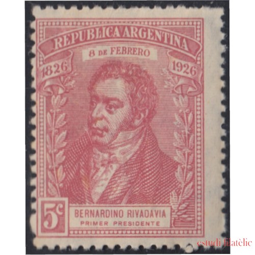 Argentina 309 1926 Presidente Bernardino Rivadavia MNH