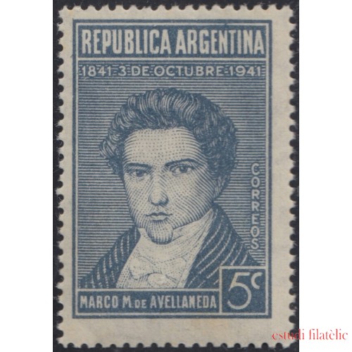 Argentina 413 1941 Centenario de la muerte de Marco de Avellanada MNH